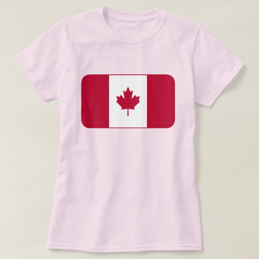 Vlag van Canada T-shirt (Design voorkant)