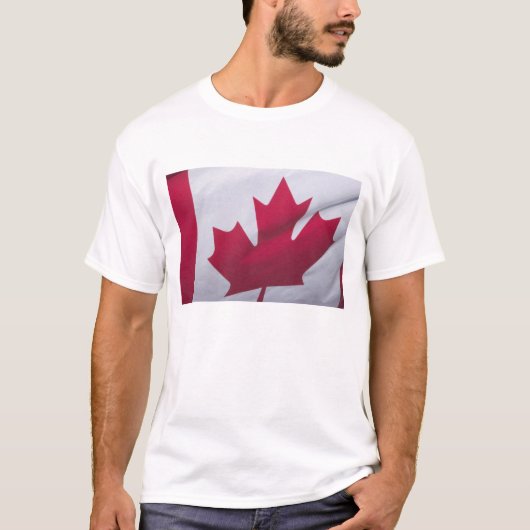 Vlag van Canada. T-shirt (Voorkant)