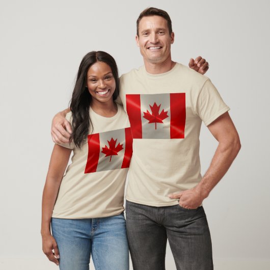 Vlag van Canada T-shirt (Unisex)