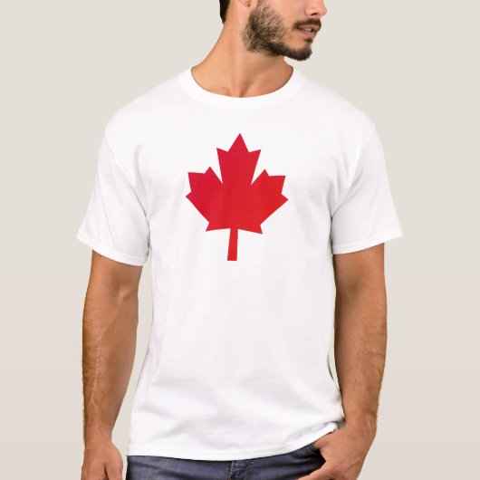 Vlag van Canada T-shirt (Voorkant)