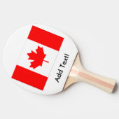 Vlag van Canada Tafeltennisbatje (Zijkant)