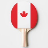 Vlag van Canada Tafeltennisbatje (Voorkant)