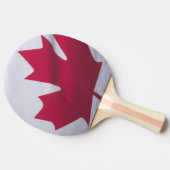 Vlag van Canada. Tafeltennisbatje (Zijkant)