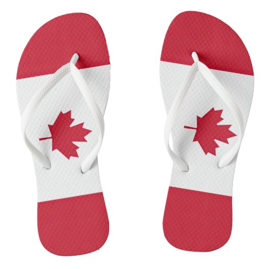 Vlag van Canada Teenslippers (Voetbed)