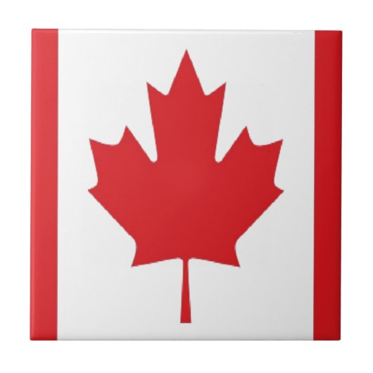 Vlag van Canada Tegeltje (Voorkant)