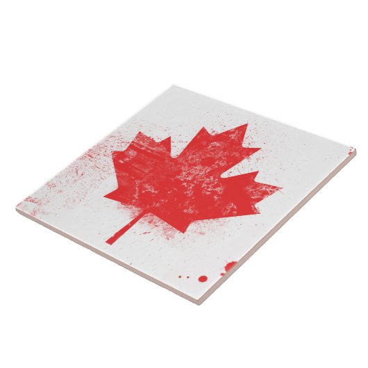 Vlag van Canada Tegeltje (Zijkant)