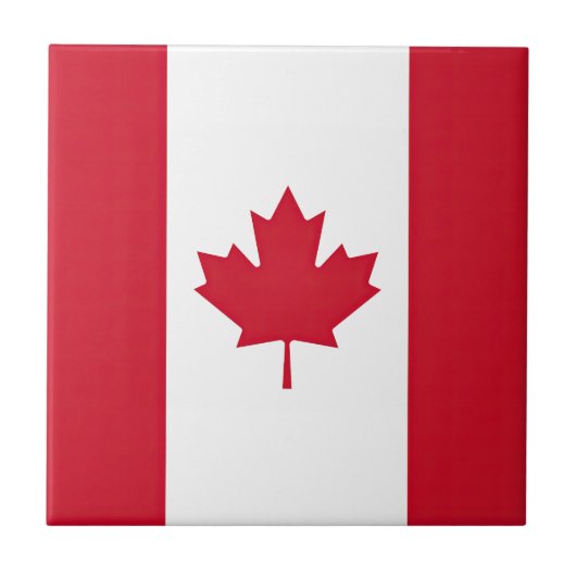 Vlag van Canada Tegeltje (Voorkant)