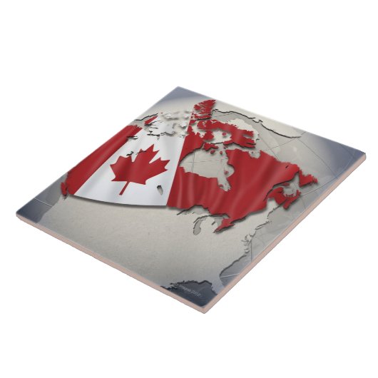 Vlag van Canada Tegeltje (Zijkant)