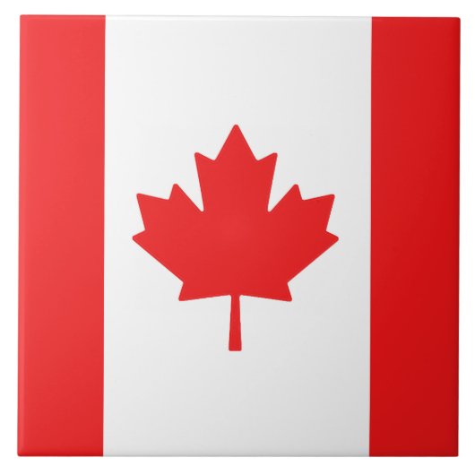 Vlag van Canada Tegeltje (Voorkant)