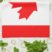 Vlag van Canada Theedoek (Gevouwen)
