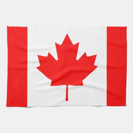 Vlag van Canada Theedoek (Horizontaal)