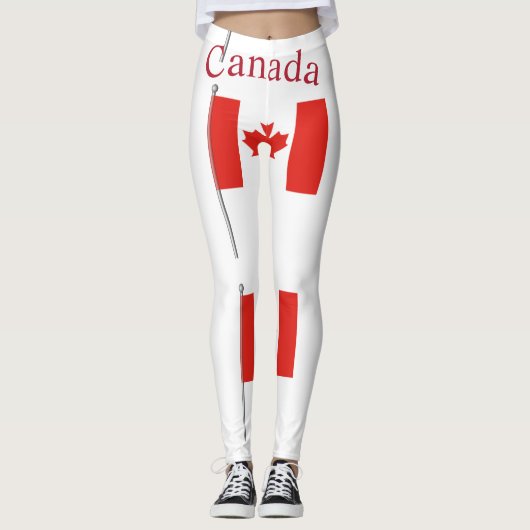 Vlag van Canada Thunder_Cove Leggings (Voorkant)