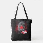 Vlag van Canada Tote Bag (Achterkant)