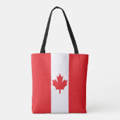 Vlag van Canada Tote Bag (Achterkant)