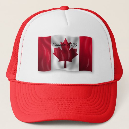 Vlag van Canada Trucker Pet (Voorkant)