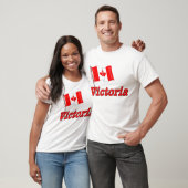 Vlag van Canada - Victoria T-shirt (Unisex)