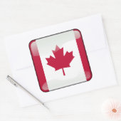 Vlag van Canada Vierkante Sticker (Envelop)