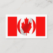 Vlag van Canada Visitekaartje (Voorkant)