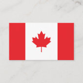 Vlag van Canada Visitekaartje (Voorkant)