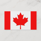 Vlag van Canada Visitekaartje (Achterkant)
