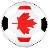 Vlag van Canada Voetbal (Gedraaid)