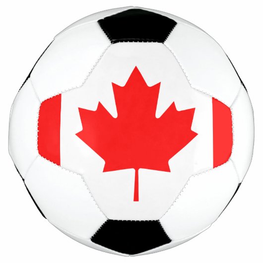Vlag van Canada Voetbal (Voorkant)