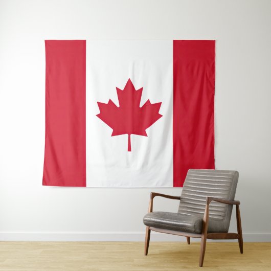 Vlag van Canada Wandkleed (In Situ (horizontaal))