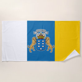 Vlag van Canarische Eilanden (Canarische Eilanden) Strandlaken