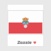 Vlag van Cantabrië Sticker (Vel)