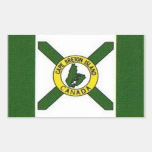 Vlag van Cape Breton, Canada Rechthoekige Sticker