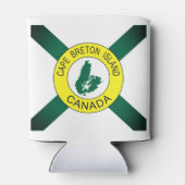 Vlag van Cape Breton Island (niet-officieel) Blikjeskoeler (Achterkant)
