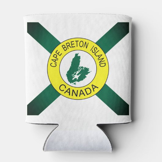 Vlag van Cape Breton Island (niet-officieel) Blikjeskoeler (Achterkant)