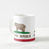 Vlag van Capybara Republic Koffiemok (Voorkant links)