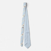 vlag van cardiff strepen stropdas (Achterkant)