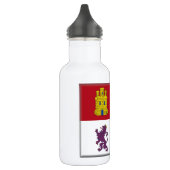 Vlag van Castilla y Leon (Spanje) Waterfles (Links)