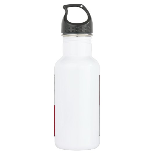 Vlag van Castilla y Leon (Spanje) Waterfles (Achterkant)