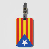 Vlag van Catalonië Bagagelabel (Voorkant (verticaal))