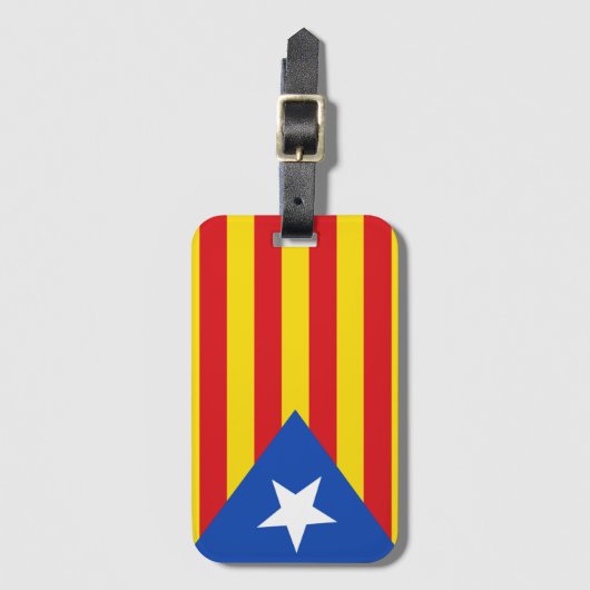 Vlag van Catalonië Bagagelabel (Voorkant (verticaal))