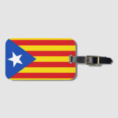Vlag van Catalonië Bagagelabel (Voorkant (horizontaal))