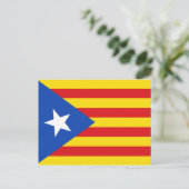Vlag van Catalonië Briefkaart (Staand voorkant)