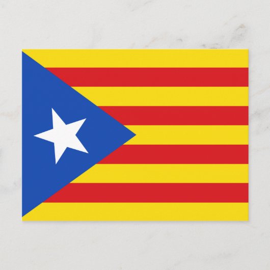 Vlag van Catalonië Briefkaart (Voorkant)