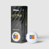 Vlag van Catalonië Golfballen (Verpakking)