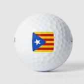 Vlag van Catalonië Golfballen (Voorkant)
