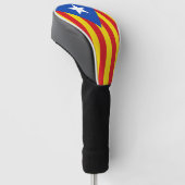 Vlag van Catalonië Golfheadcover (Schuin)