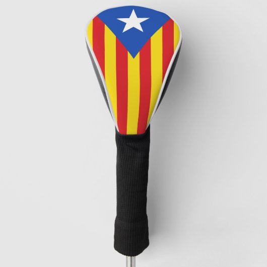 Vlag van Catalonië Golfheadcover (Voorkant)