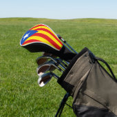 Vlag van Catalonië Golfheadcover (Insitu)