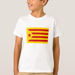 Vlag van Catalonië Red Starred T-shirt
