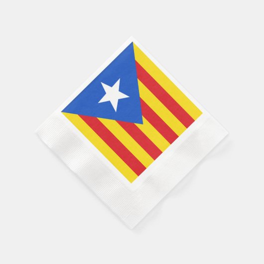 Vlag van Catalonië Servetten (Hoek)