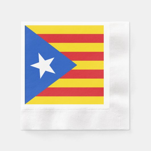 Vlag van Catalonië Servetten (Voorkant)
