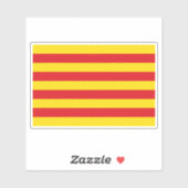 Vlag van Catalonië Sticker (Vel)